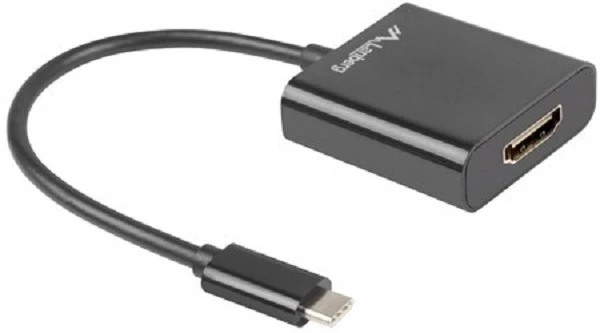 Lanberg USB-C į HDMI adapteris, 15 cm laidas