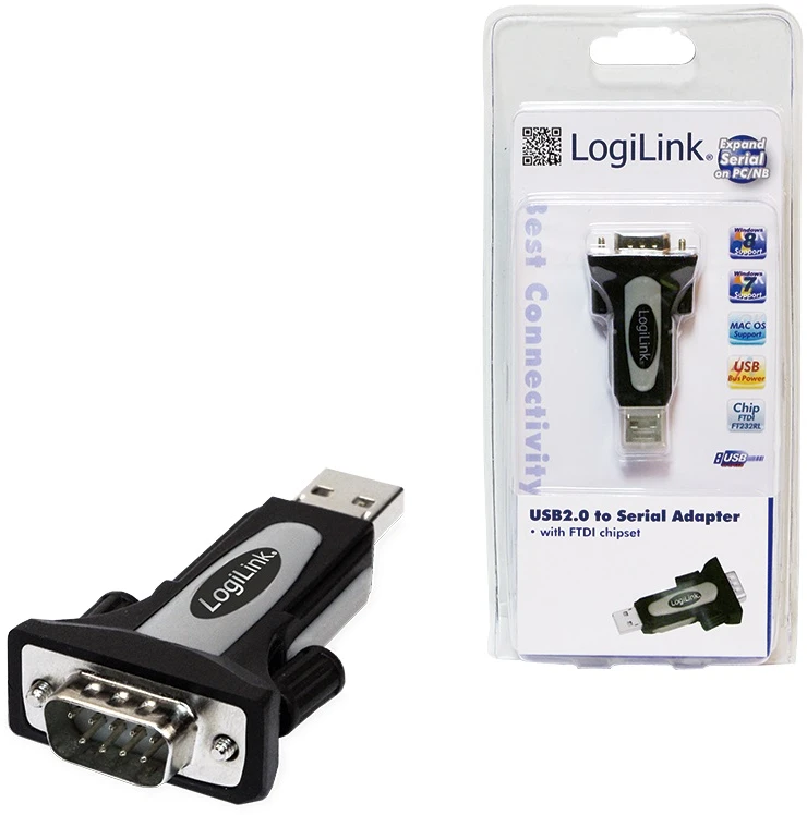 LOGILINK AU0034 LOGILINK – USB 2.0 į nuoseklųjį adapterį