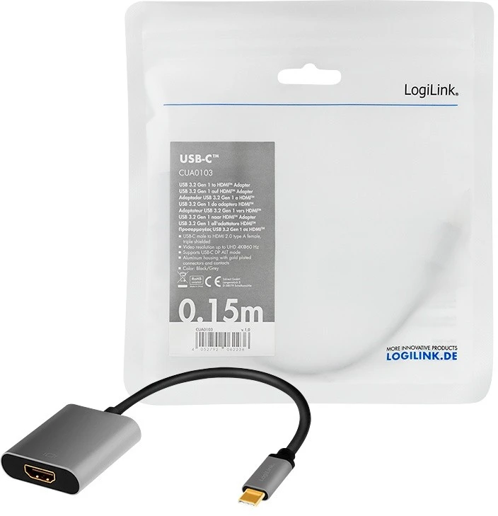 LogiLink USB 3.2 USB-C - HDMI