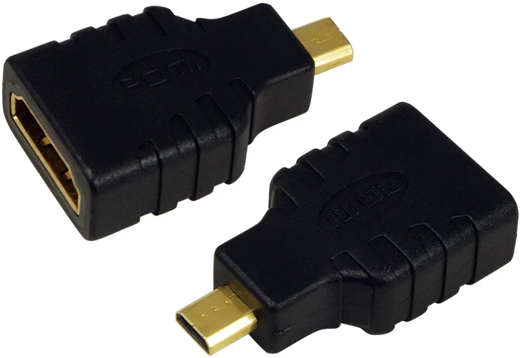 LOGILINK AH0010 LOGILINK - HDMI A tipo adapteris, lizdas - Mikro HDMI D tipo vyris