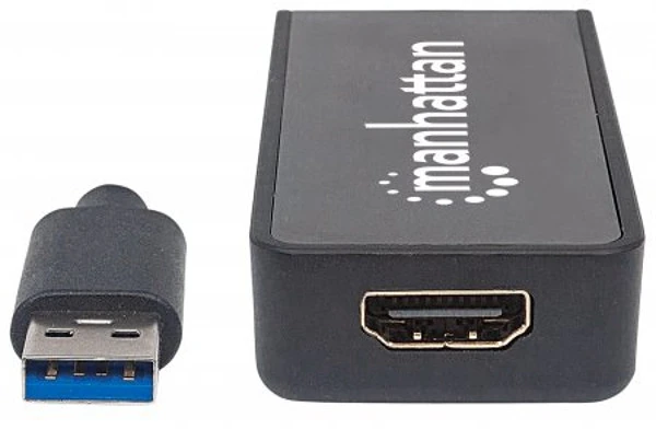 Adapteris USB Manhattan USB - HDMI Juodas (152259)