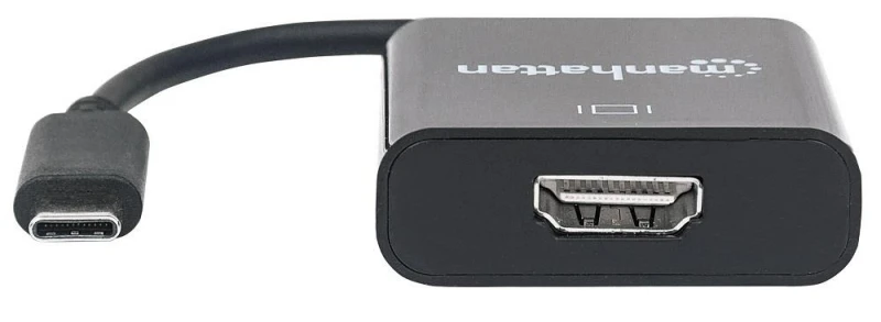 Manhattan 151788 kabelių sąsaja / invertavimo adapteris USB-C HDMI Juoda