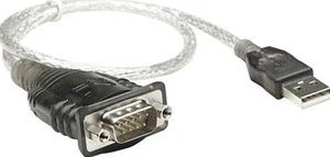 StarTech Intracom MANHATTAN USB į serijinį keitiklį jungia vieną serijinį įrenginį prie USB prievado lizdinės plokštelės