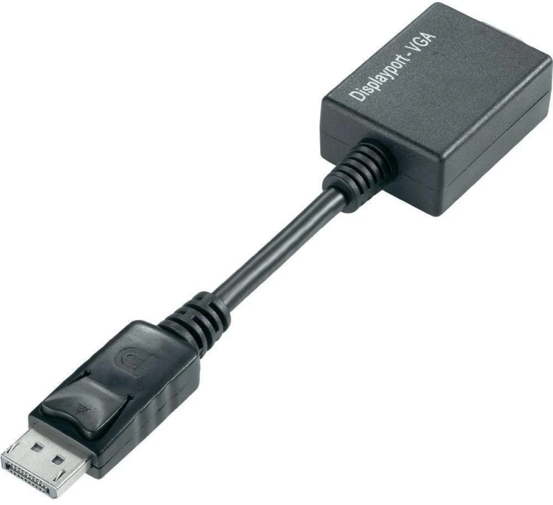 Adapteris AV Techly DisplayPort – D-Sub (VGA) juodas (325325)