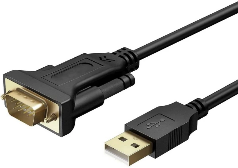 Techly USB į RS232/DB9 M/M keitiklis ant 1,5 m kabelio, plastikiniai maišeliai