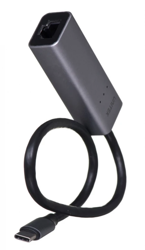 Ryšio Adapteris - Unitek USB-C Į RJ45, 1 Gbps, PD 100 W