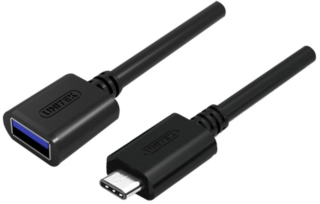 UNITEK Y-C476BK Unitek C tipo USB kabelis į USB AF, Y-C476BK