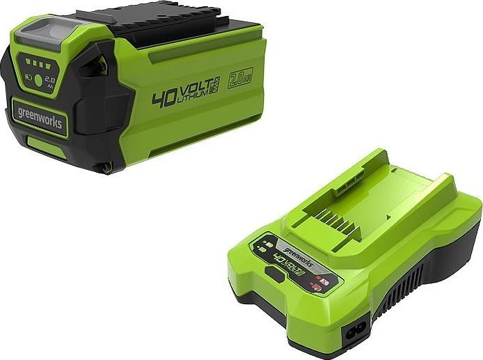 Greenworks 40V akumuliatorius ir įkroviklis rinkinys