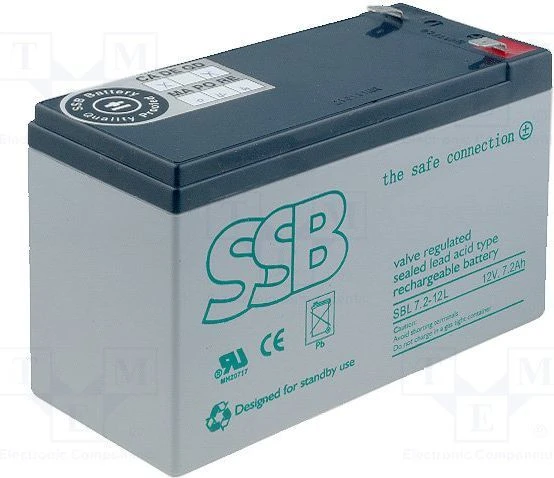 Grąžtas Akumuliatorius SSB SBL 7.2-12L 12V / 7,2Ah / AGM