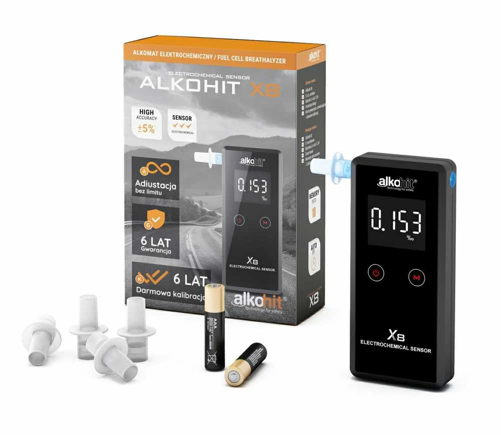 Alkohit X8 - alkotesteris