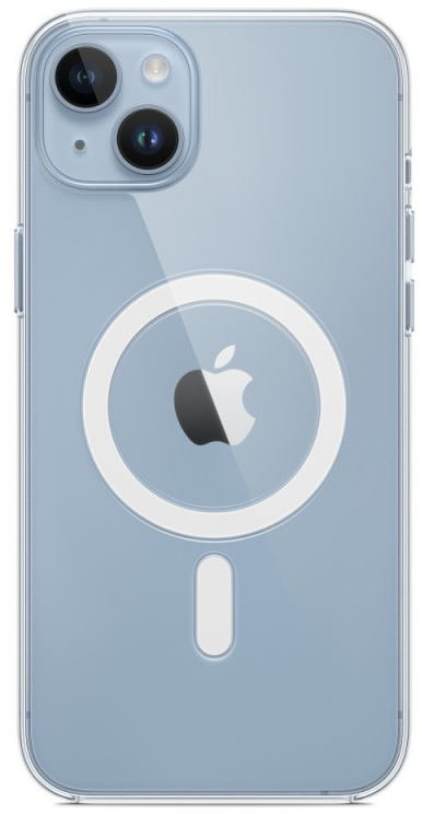 Apple iPhone 14 Plus skaidrus dėklas su MagSafe Transparent