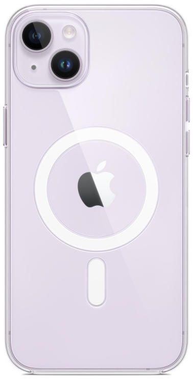 Apple iPhone 14 Plus skaidrus dėklas su MagSafe Transparent