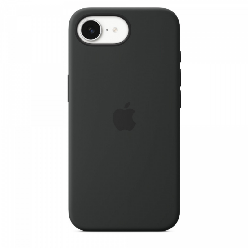 Apple iPhone 16e Silikoninis dėklas – Juodas