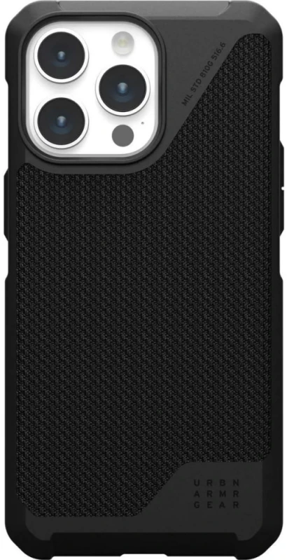 Urban Armor Gear UAG Metropolis LT MagSafe Apple iPhone 15 Pro Max - dėklas telefonui juodos spalvos kevlar