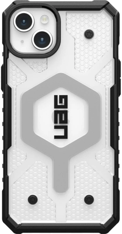 Dėklas Urban Armor Gear „UAG Pathfinder Magsafe“, skirtas „iPhone 15 Plus“ (ledo spalvos)