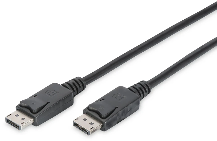 Assmann Electronic ASSMANN laidas Displayport 1.2 AWG28 2xshielded juodas 5m