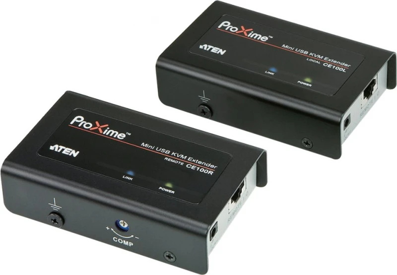 Aten USB VGA Cat 5 Mini KVM Extender (1280 x 1024@100m) | Aten | Extender | USB VGA Cat 5 Mini KVM Extender