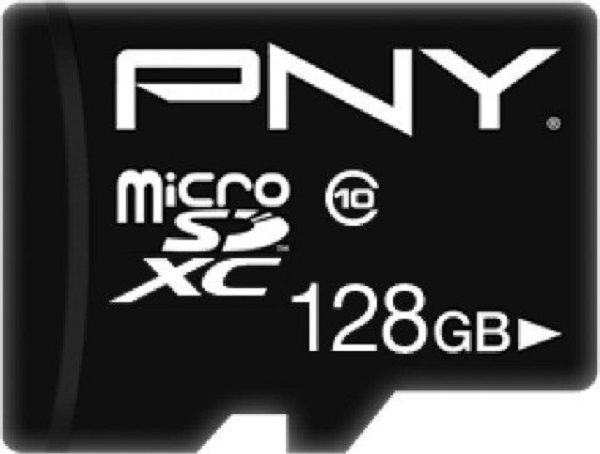 Atminties kortelė PNY Micro SD Card Performance Plus 128GB XC Class 10 SD adapteris