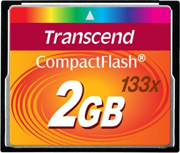 TRANSCEND CompactFlash 2GB MLC atminties kortelė