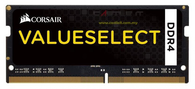 Nešiojamo kompiuterio atmintis CORSAIR DDR4 2133MHz 8GB 1x260 SODIMM 1.20V Unbuffered 15-15-15-36