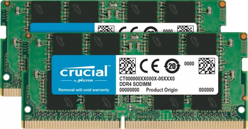 Nešiojamo kompiuterio atmintis Operatyvioji atmintis (RAM) Crucial CT2K8G4SFRA32A