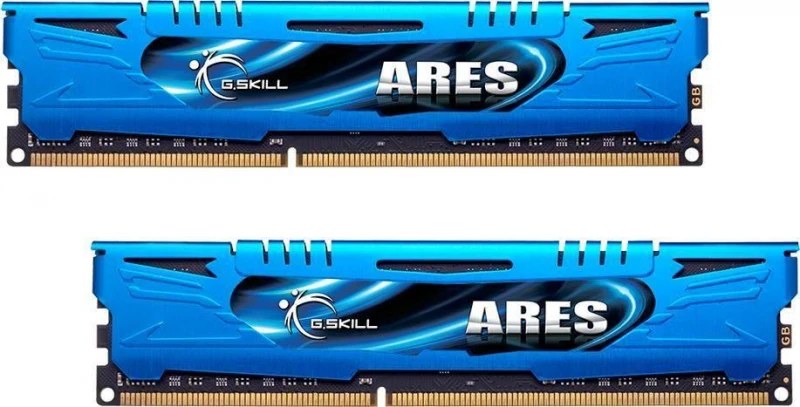 G.Skill Ares RAM atminties moduliai, žydri