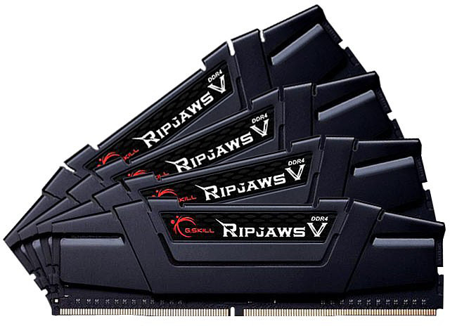 G.Skill Ripjaws V 32GB (4 x 8GB), DDR4, 3200MHz, CL16