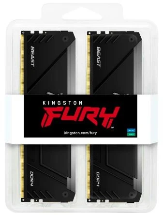 RAM Kingstonas | Fury Beast | 32GB (16GBx2) GB | DDR4 | 3600 MHz | PC/serveris | Registracijos Nr. | ECC Nr