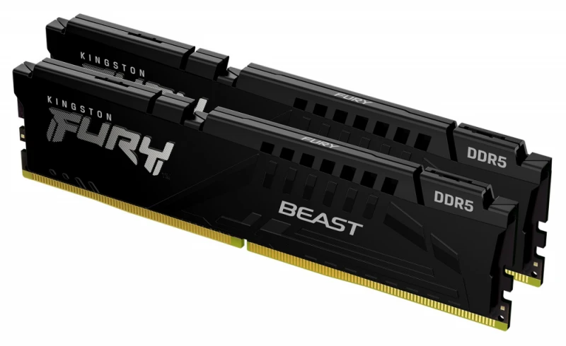 RAM KINGSTON 32GB 5200MHz DDR5 CL40 DIMM FURY Beast Juodas
