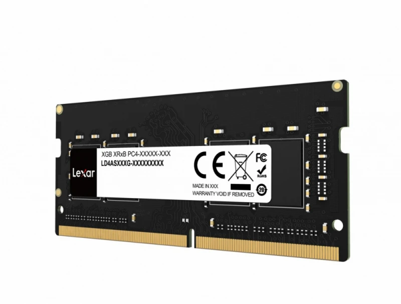 Nešiojamo kompiuterio atmintis Lexar | 16 GB | DDR4 | 3200 MHz | Užrašų knygelė | Registracijos Nr. | ECC Nr
