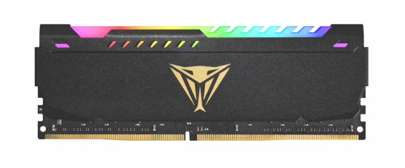 PATRIOT Viper Steel RGB DDR4 32GB 2x16GB 3200MHz su Juodas Heathshield Dual Kit