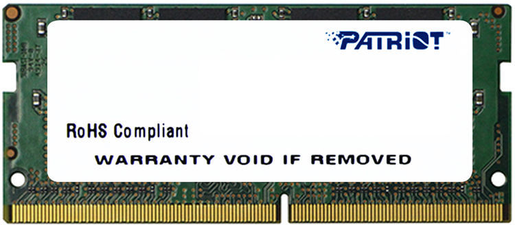 RAM Atminties patrioto atminties parašas PSD48G240081S (DDR4 So-Dimm; 1 x 8 GB; 2400 MHz; CL17)