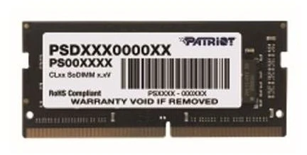 Nešiojamo kompiuterio atmintis PATRIOT Signature Series 8GB DDR4 1x8GB 3200MHz SODIMM Single