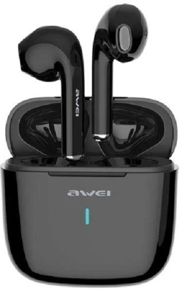 AWEI Bluetooth 5.0 T26 TWS ausinės + docking station juodos spalvos