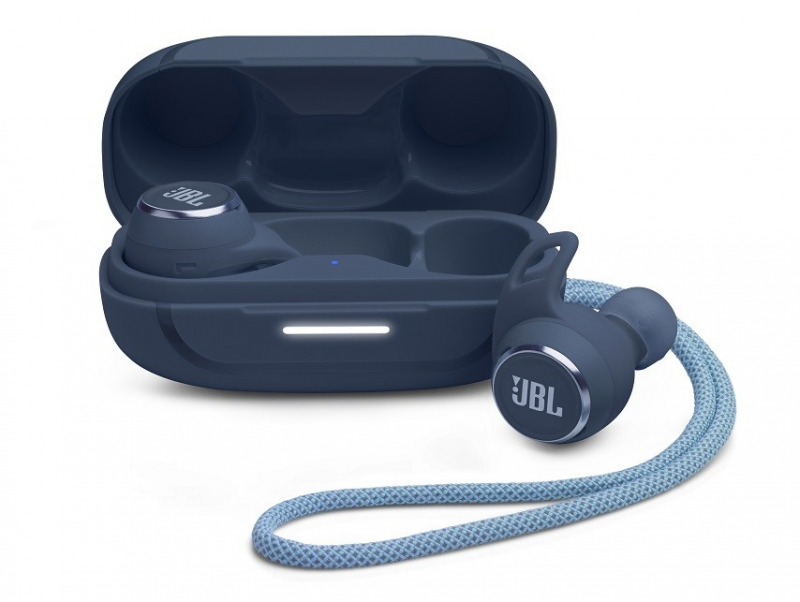 True Belaidės ausinės JBL Reflect Aero, mėlynos spalvos