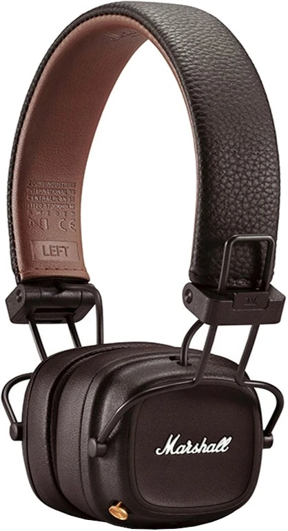 Ausinės Marshall Major IV Bluetooth, Rudos spalvos