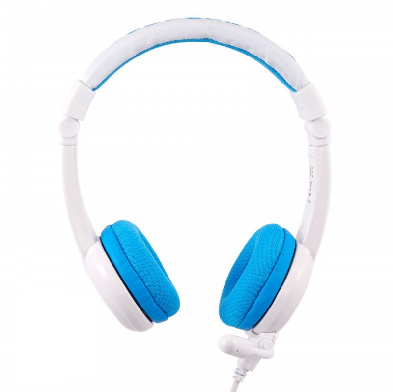 Buddyphones Ausinės vaikams 3+ 85dB su mikrofonu School+ mėlyna