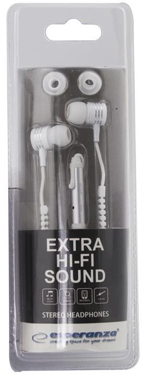 Ausinės Esperanza Zipper EH161W Baltas