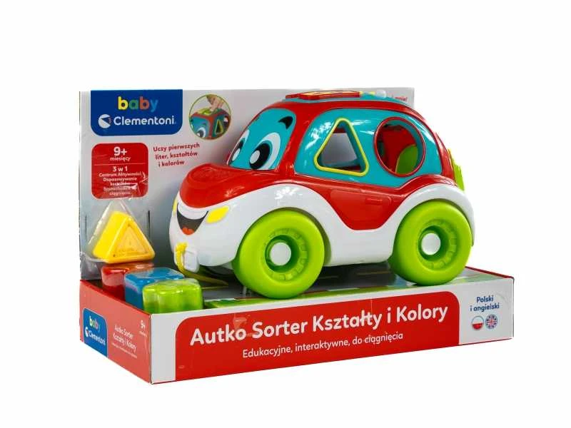Interaktyvus formų ir spalvų rūšiavimo automobilis Clementoni 50808
