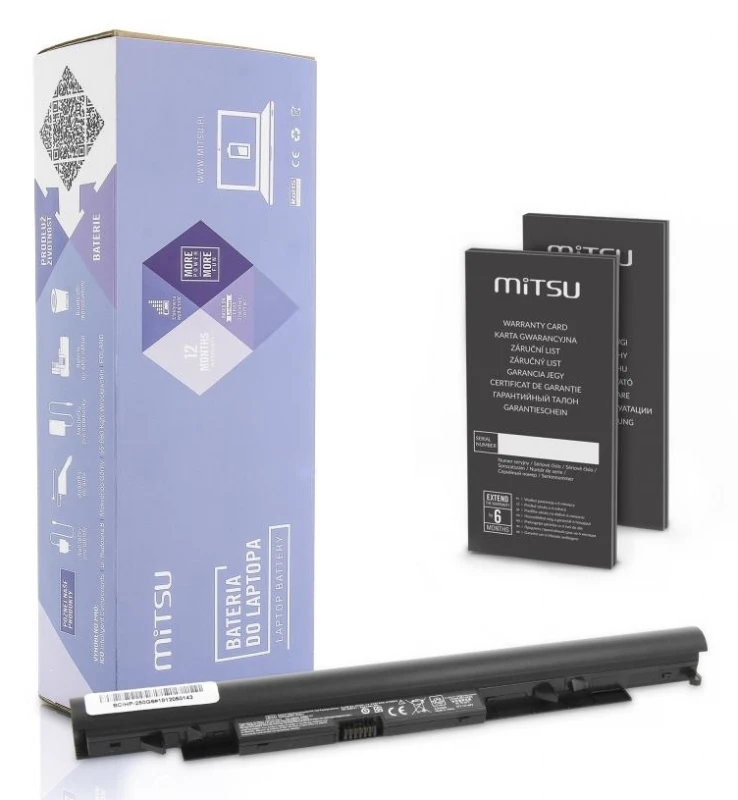 Nešiojamo kompiuterio akumuliatorius Mitsu BC/HP-250G6 HP 2200 MAH 33 WH