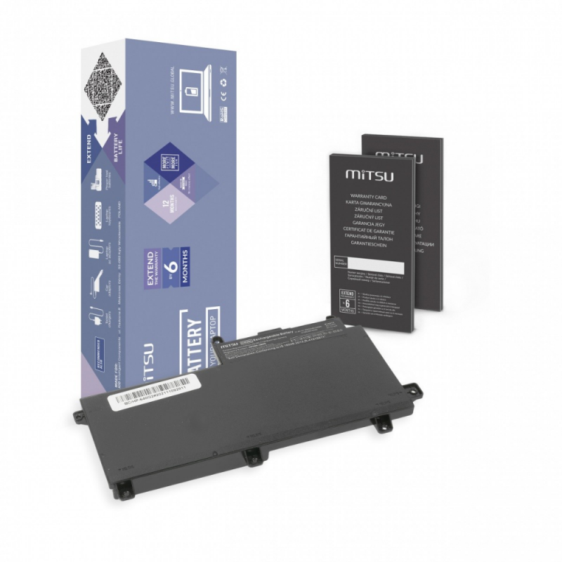 Nešiojamo kompiuterio akumuliatorius Mitsu HP Probook 640 G2 BC/HP-640G2