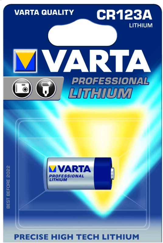 Varta Lithium CR123 3V 1430mAh elementas 6205, 1 vnt.