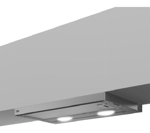 Gartraukis - Beko HNT61210X 280 m³/h Pusiau Įmontuojamas Nerūdijančio Plieno