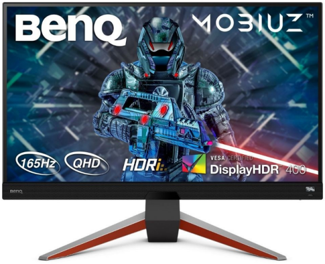 Žaidimų monitorius BenQ EX2710Q | 27" MOBIUZ 165 Hz, QHD raiškos, 1 ms žaidimų monitorius su IPS technologija