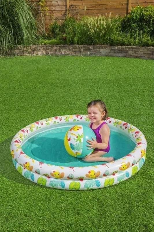 BESTWAY pripučiamas baseino rinkinys vaikams Play Pool , 1.22m x 0.20m, 51124