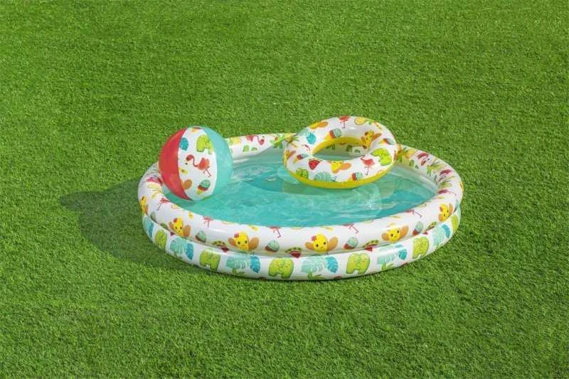 BESTWAY pripučiamas baseino rinkinys vaikams Play Pool , 1.22m x 0.20m, 51124