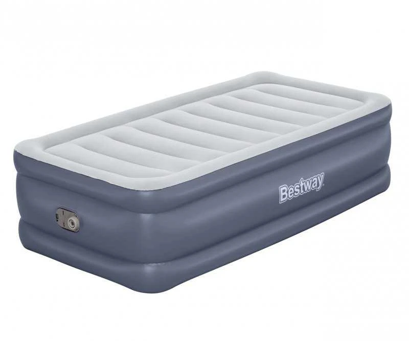 Vienvietis pripučiamas čiužinys su pompa Bestway 191x97x51 cm