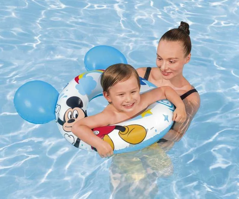 Pripučiamas ratas Bestway Mickey 9102, baltas, 760 mm