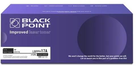 Black Point Juodas Point Toneris Juodas Point LBPPH17A | Juodas | 1800 pgs | HP CF217A