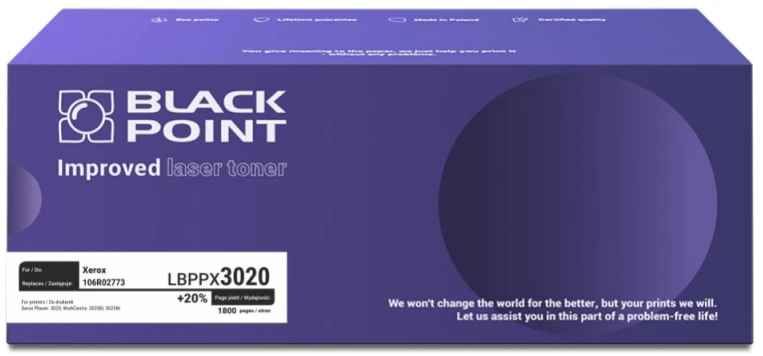 Black Point Juodas Point Toneris Juodas Point LBPPX3020 | juodas | 1 800 pp | Xerox 106R02773